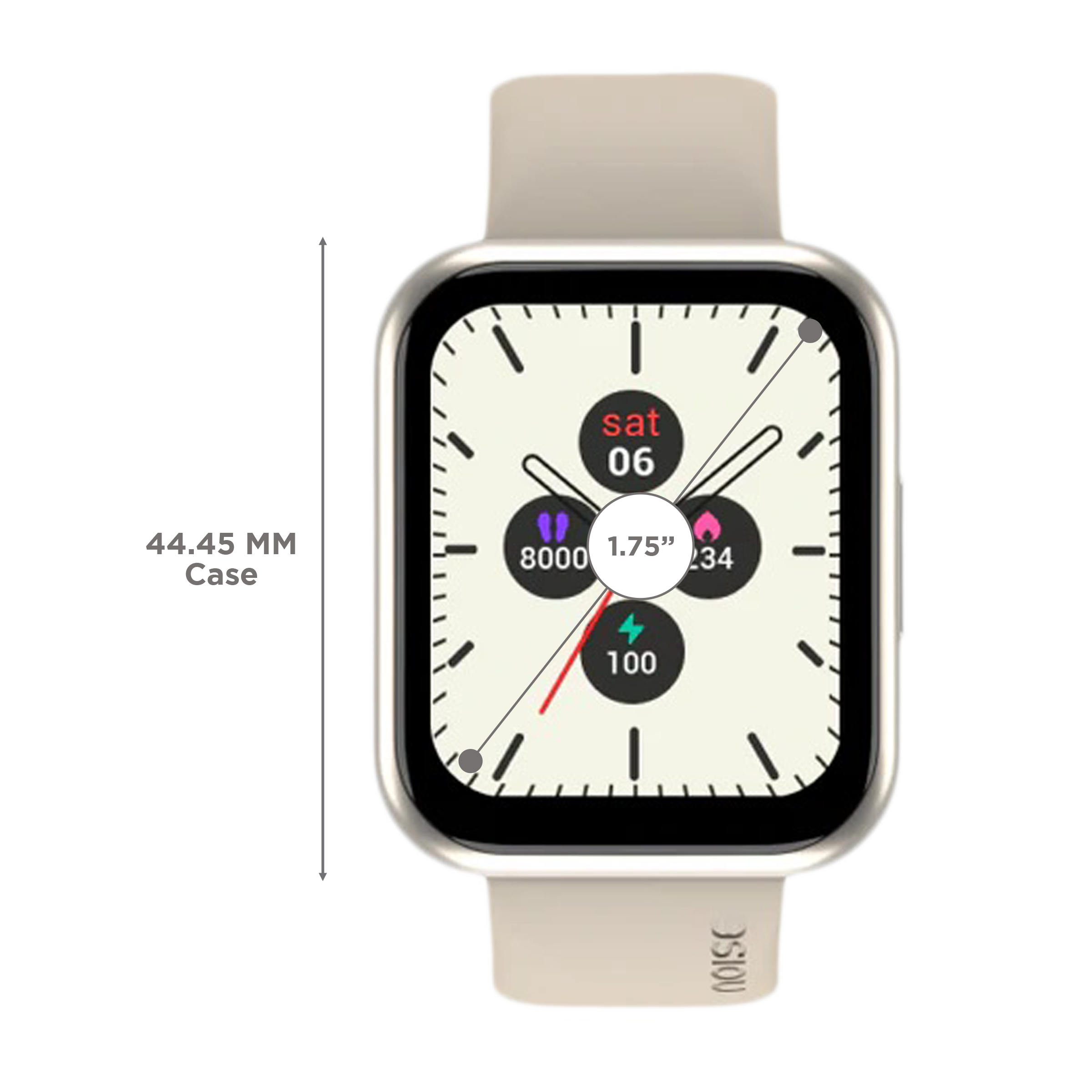 Noise smart watch discount white